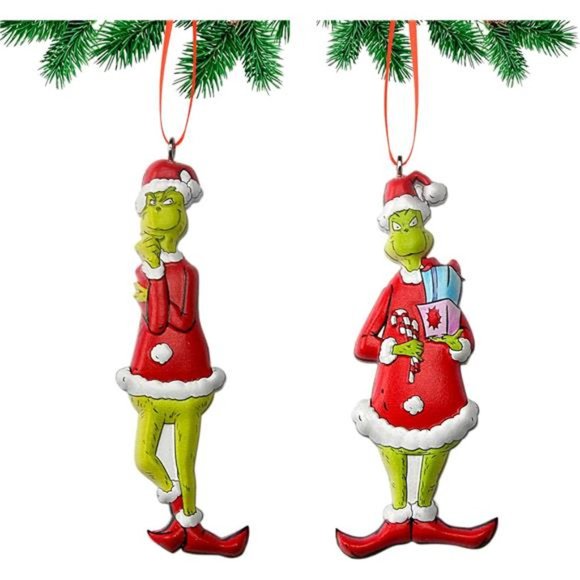 2 Pcs Christmas Decorations Christmas Tree Hanging Ornaments - Picture 1 of 7